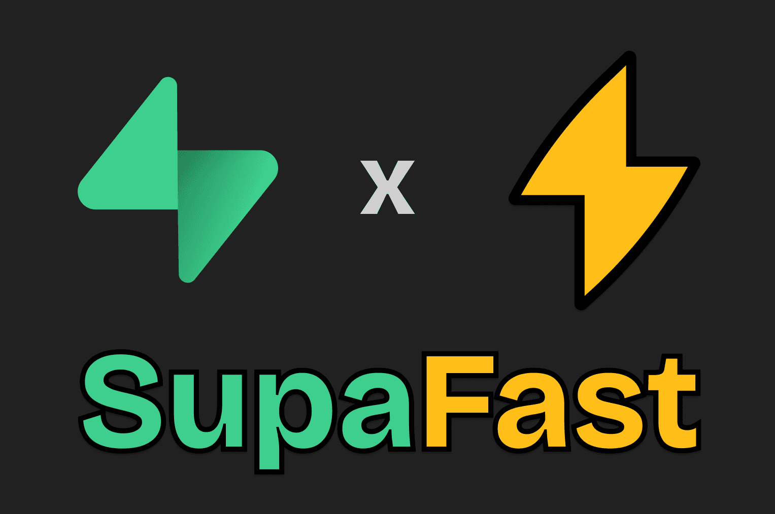 Supabase and FrondFrame logo combined
